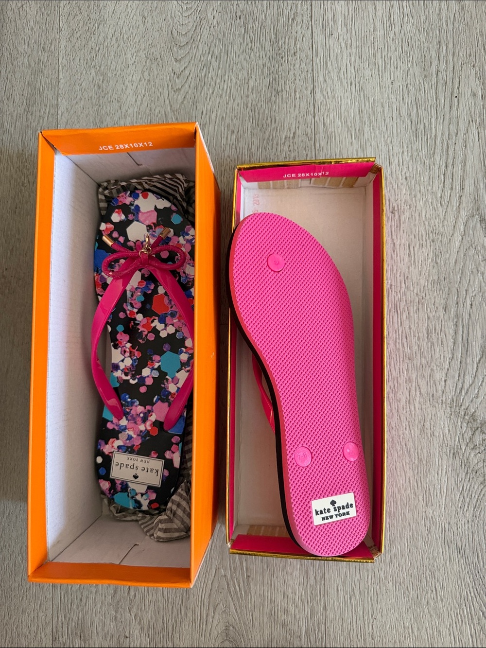 kate spade Pink Floral Strap Sandals